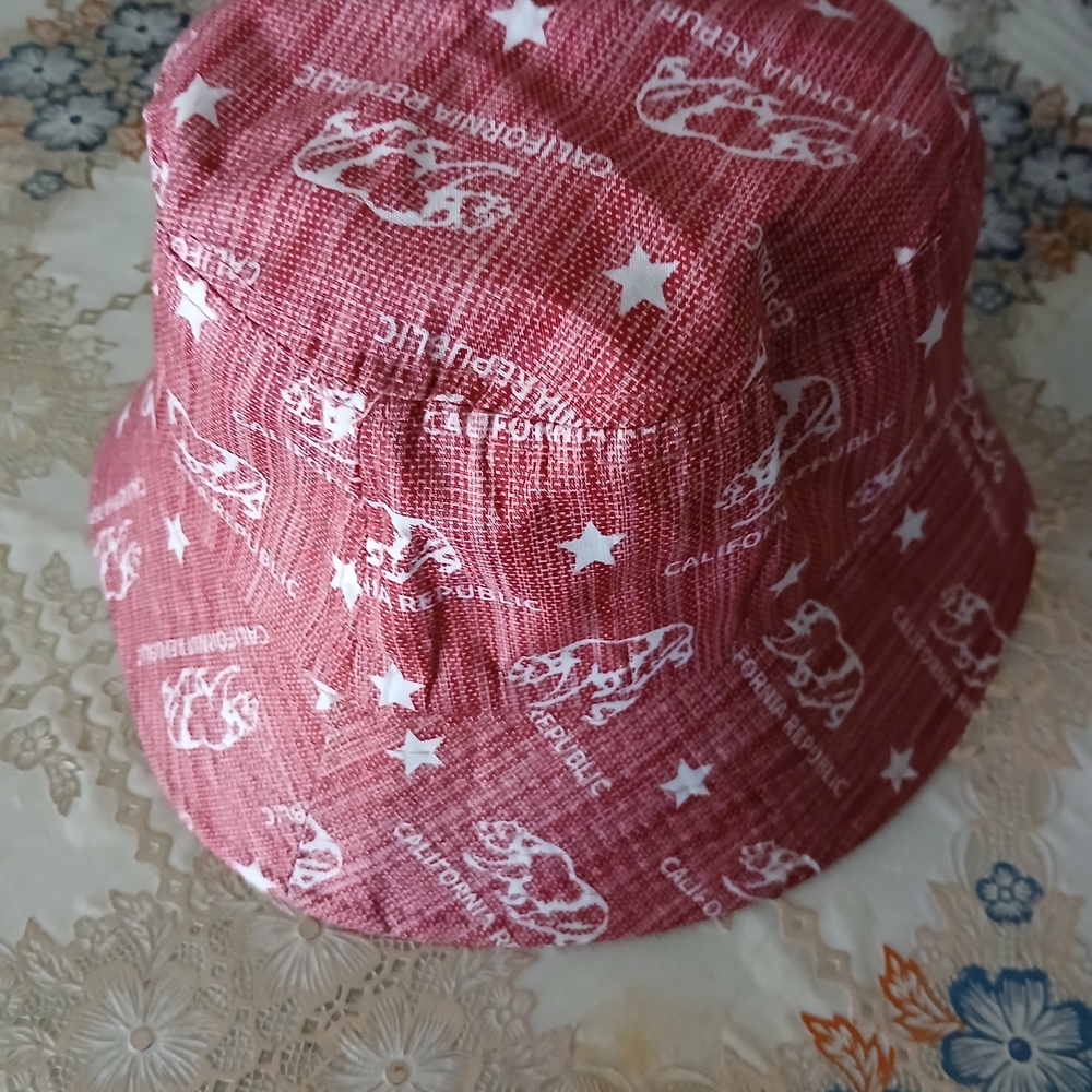 Red Bucket Hat california